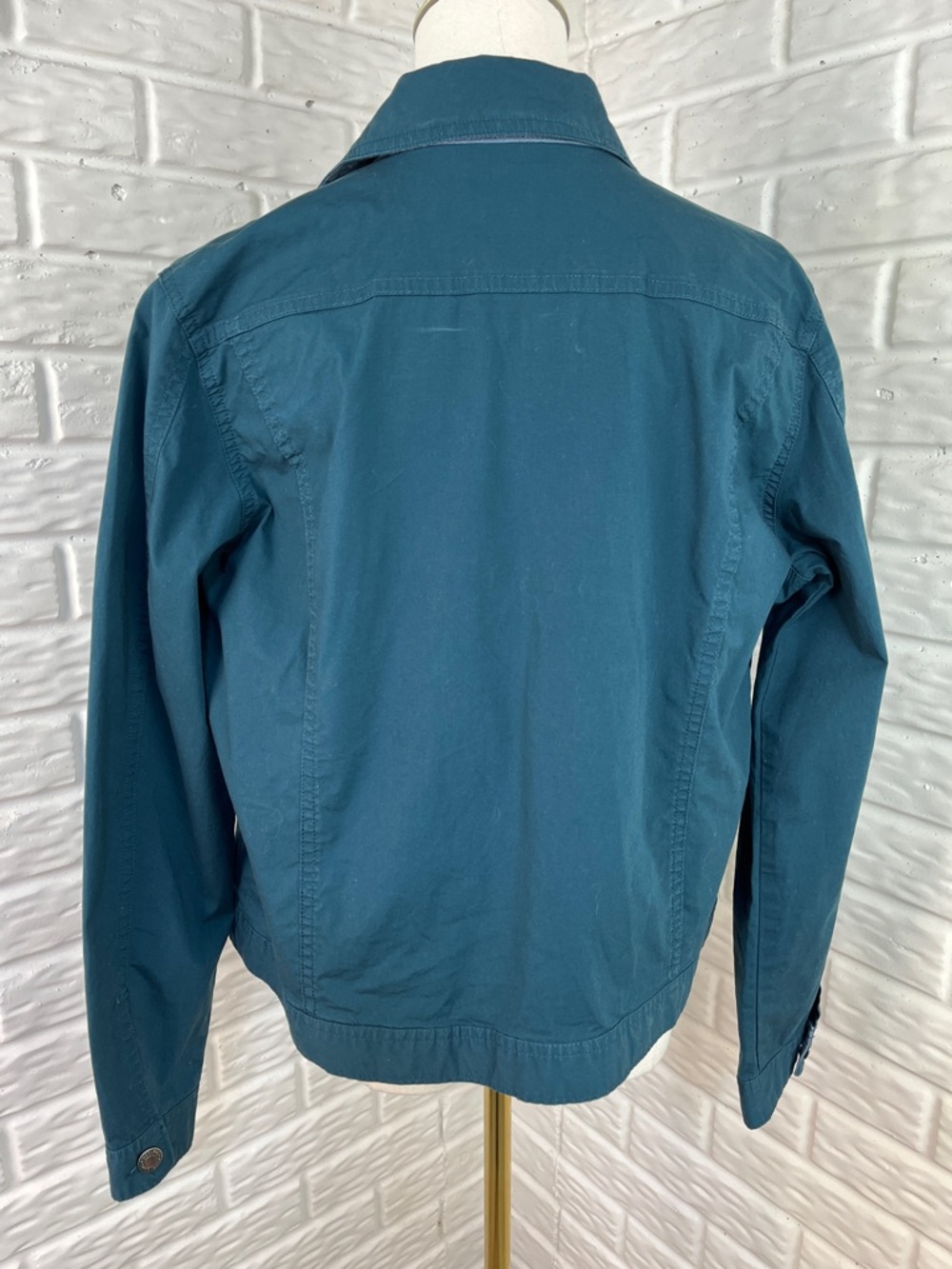 WOOLRICH SHIRT JACKET LIGHTWEIGHT DARK TEAL UTILITY BUTTON UP SZ XS - Picture 6 of 12